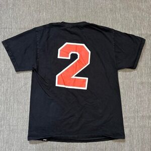 Black and Orange Number 2 T-Shirt - L